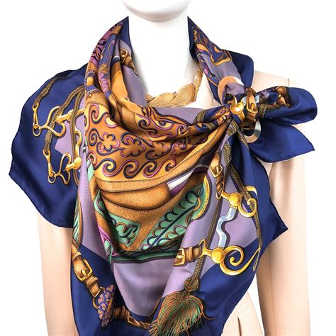 hermes scarf as a top.